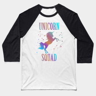 Unicorn Squad Enchanted Rainbow Fantasy Fairy Tale Baseball T-Shirt